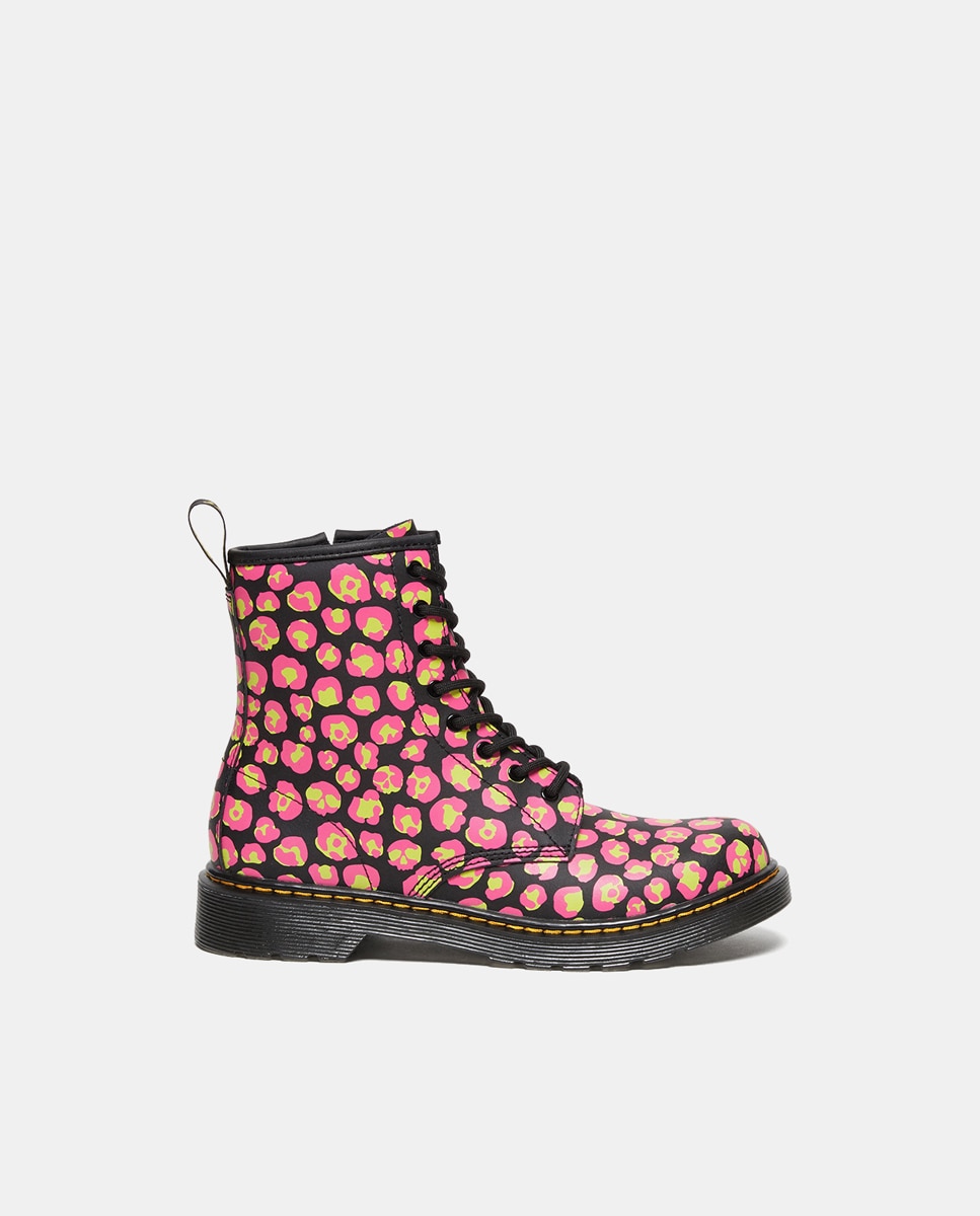 Imagem 0 de Botas com Estampado de Fantasia e Fecho de Correr Interior - Multicolor