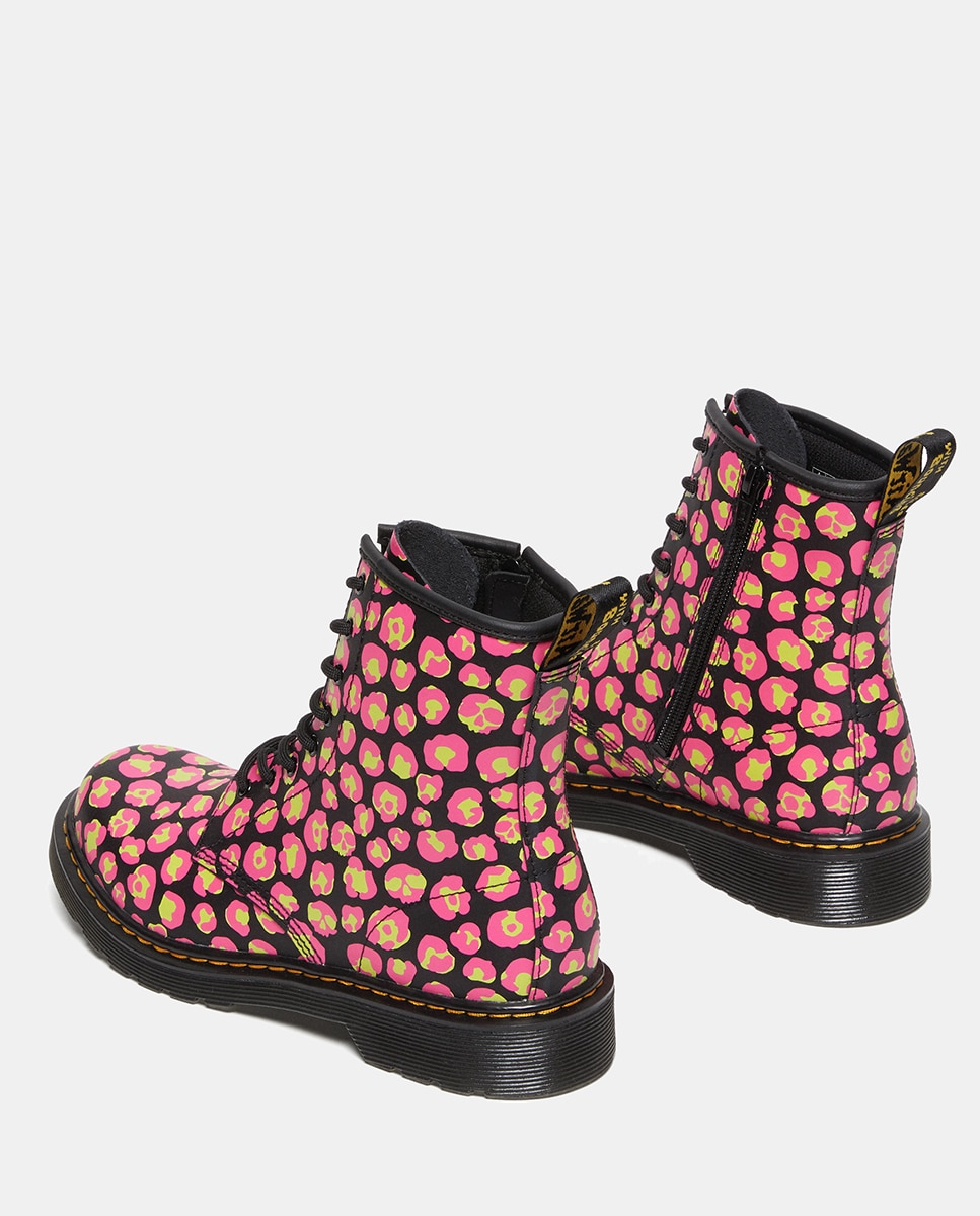 Botas com Estampado de Fantasia e Fecho de Correr Interior - Multicolor Dr. Martens Multicolor-2