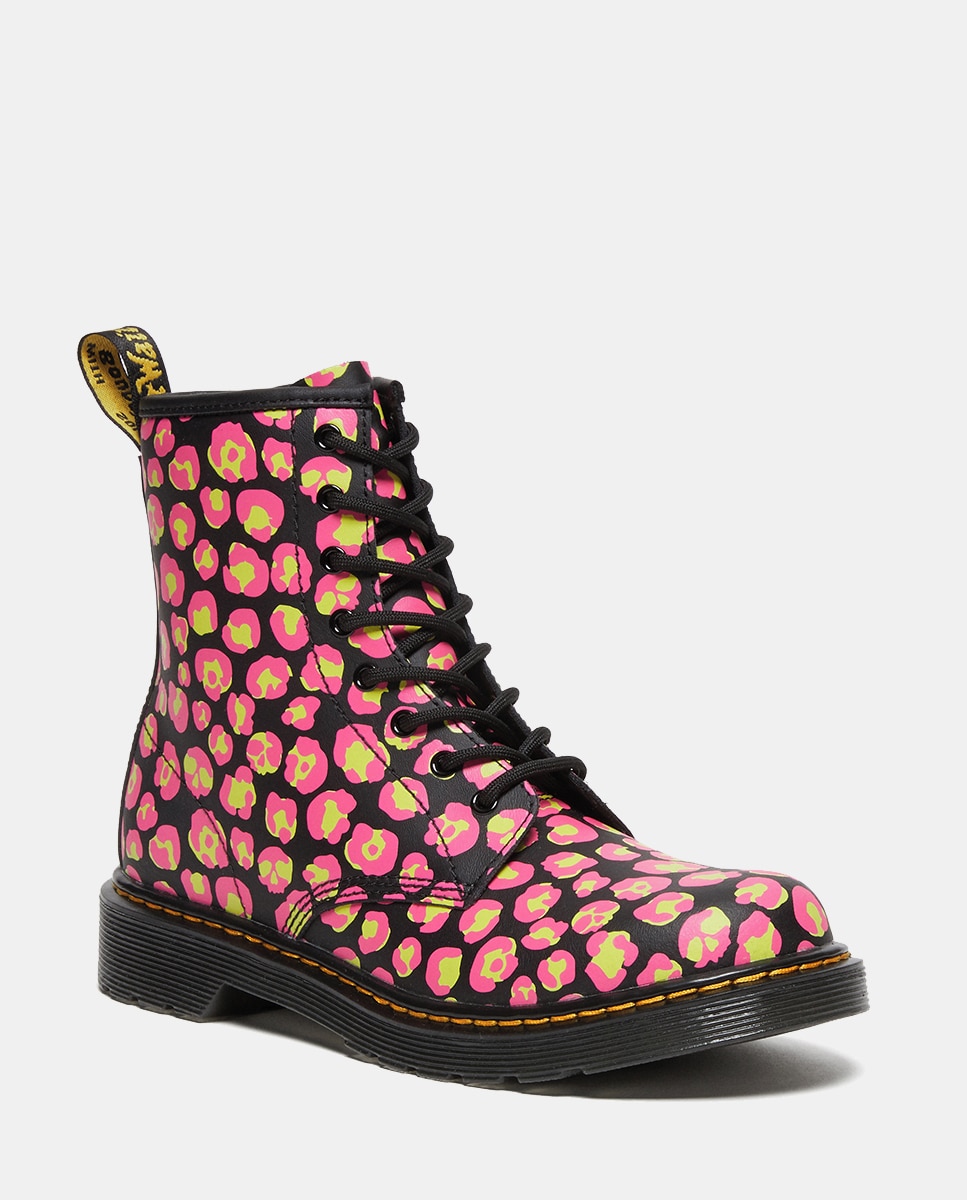 Botas com Estampado de Fantasia e Fecho de Correr Interior - Multicolor Dr. Martens Multicolor-3