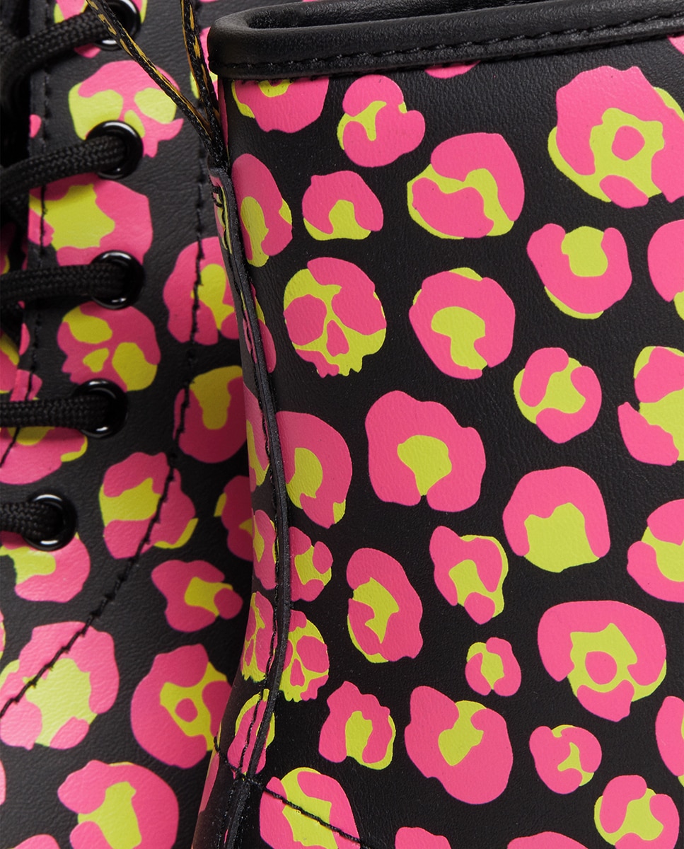 Botas com Estampado de Fantasia e Fecho de Correr Interior - Multicolor Dr. Martens Multicolor-5