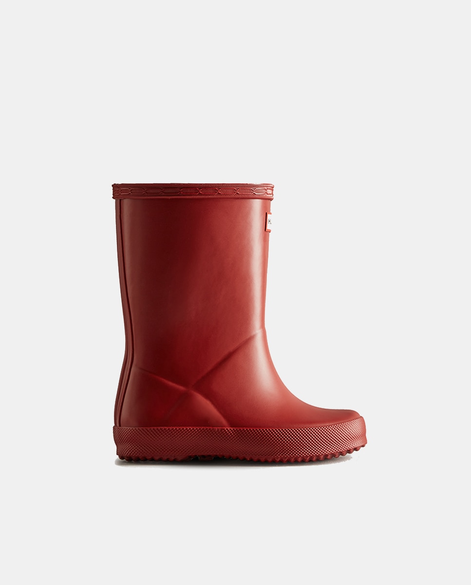 Imagen 0 de Botas de agua Original de niños con acabado mate y detalle de logotipo Rojo
