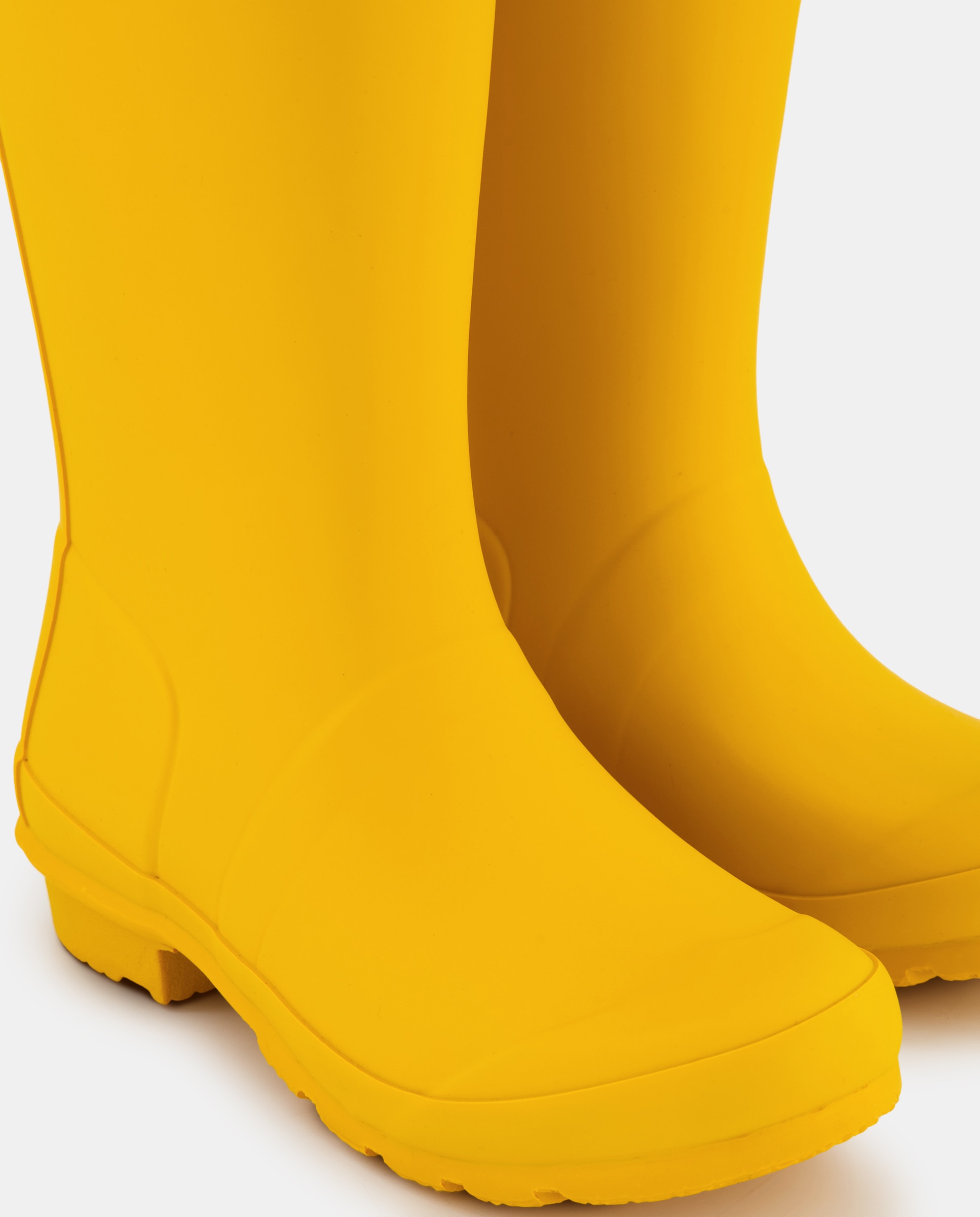 Galochas Original de Criança com Remendos Refletores e Detalhe de Logótipo Hunter Amarelo-5