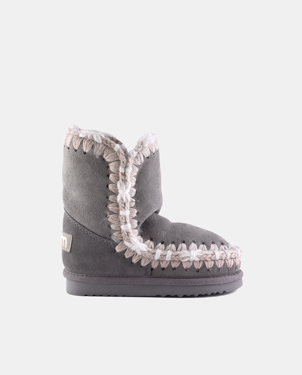Imagem 0 de Botas com Tira de Crochet Bicolor, Logótipo na Parte Traseira e em Camurça