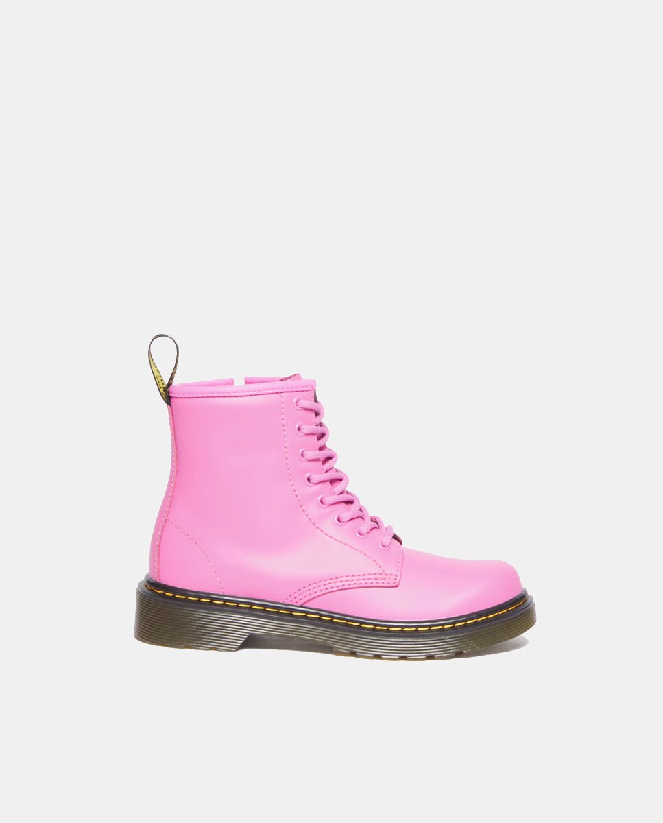 Botas 1460 em Pele Rosa-1