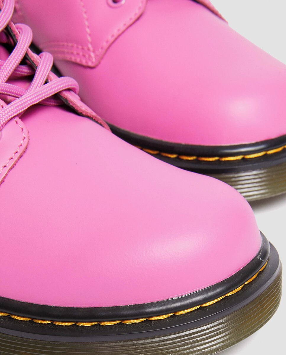 Botas 1460 em Pele Rosa-7