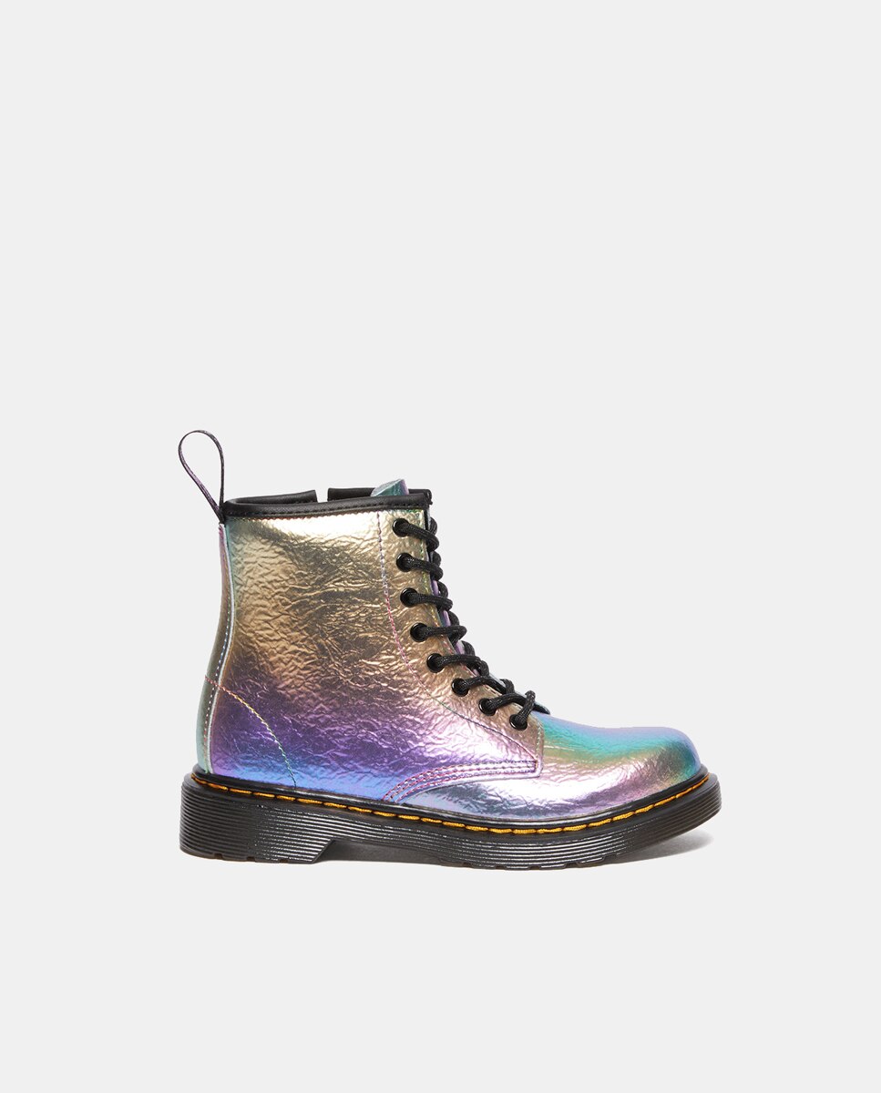 Botas 1460 Rainbow Crinkle em Pele Dr. Martens Multicolor-1
