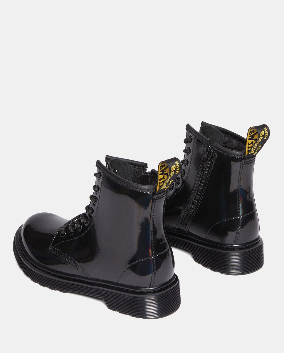 Botas 1460 Rainbow em Pele Preto-4