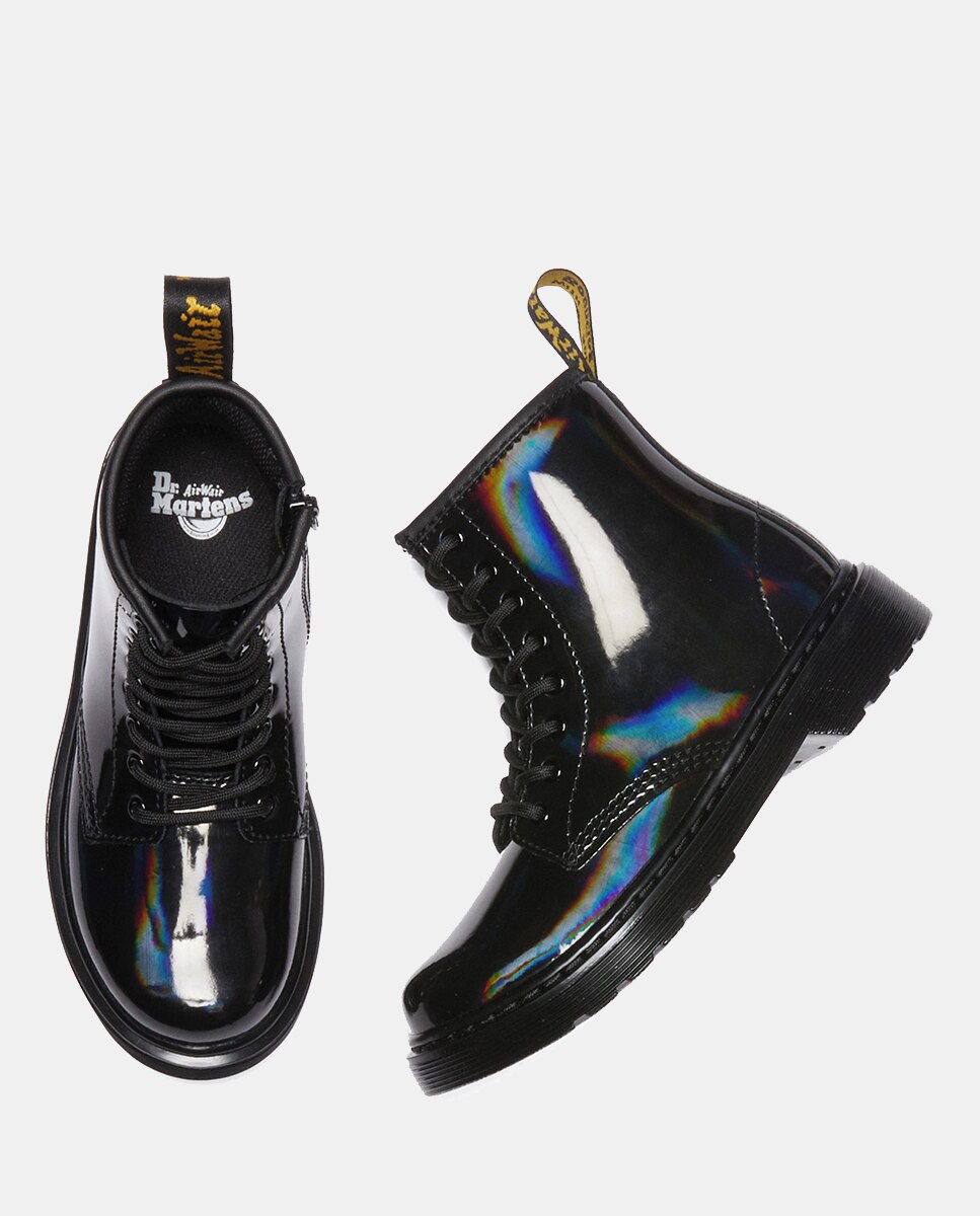 Botas 1460 Rainbow em Pele Preto-5