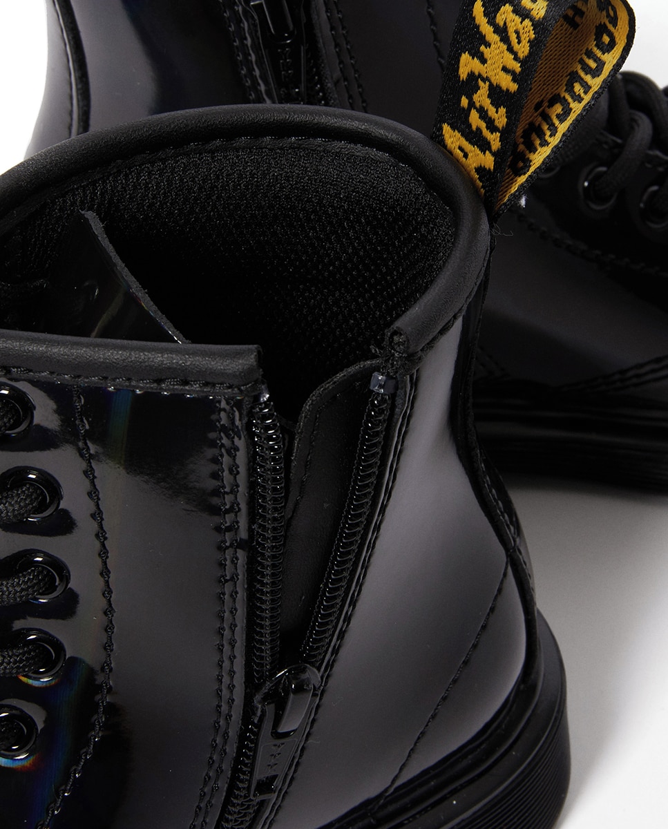 Botas 1460 Rainbow em Pele Preto-7