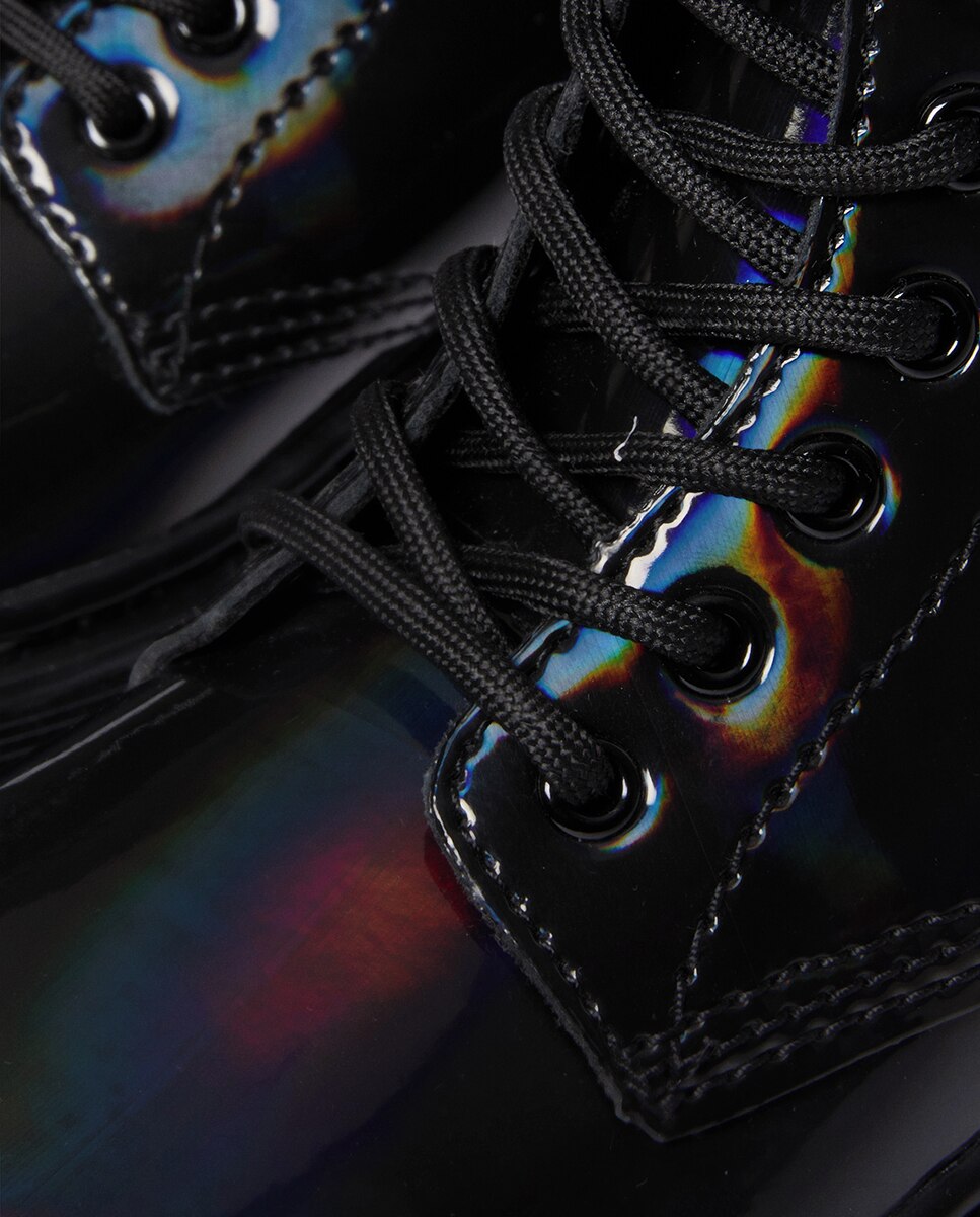 Botas 1460 Rainbow em Pele Preto-8
