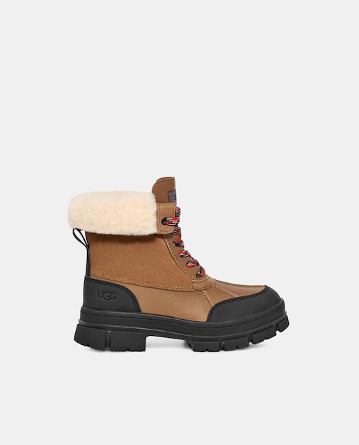 Botas Ashton Addie de niña en piel con forro interior de pelo