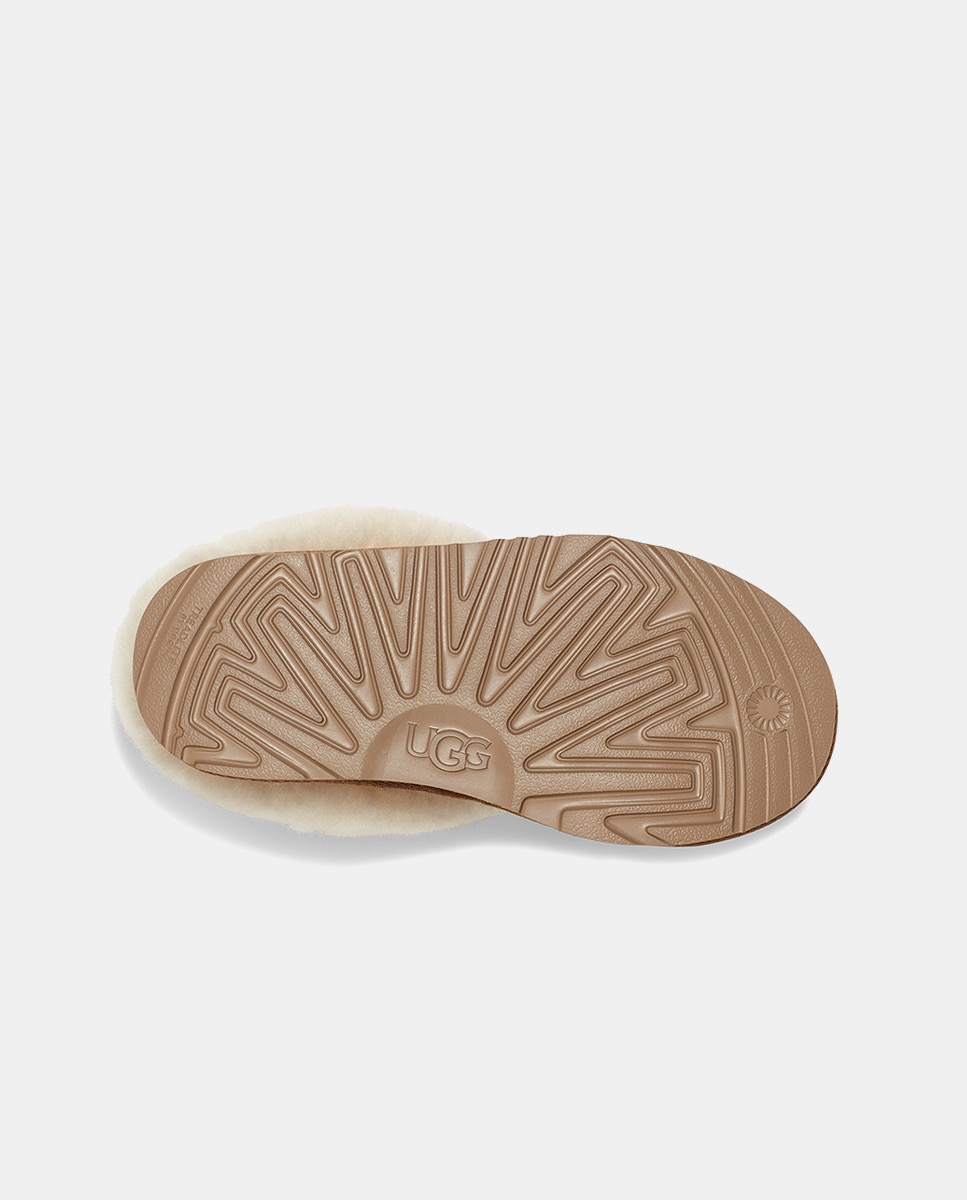Botins Dreamee com Forro Interior de Pelo e em Pele UGG Castanho-3