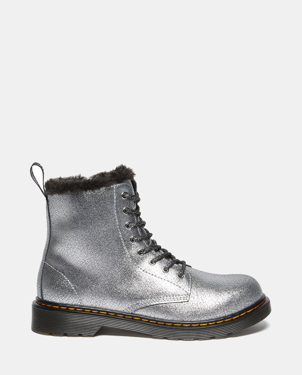 Botas 1460 Serena J Dr. Martens Prata-2