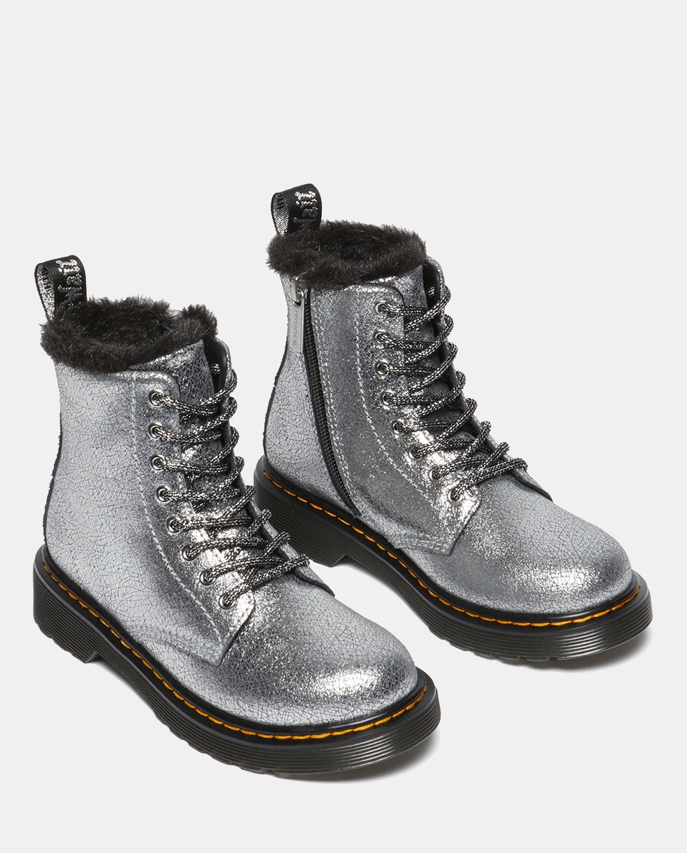 Botas 1460 Serena J Dr. Martens Prata-3