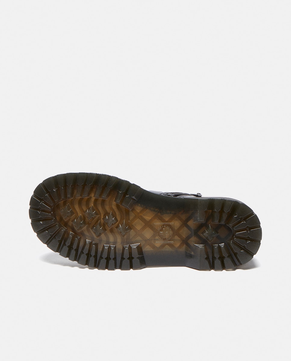 Botas em Verniz com Fecho de Correr Dr. Martens Preto-6