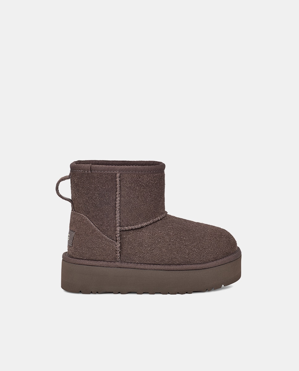 Imagem 0 de Botas Classic Mini Platform com Forro Interior de Pelo e em Pele
