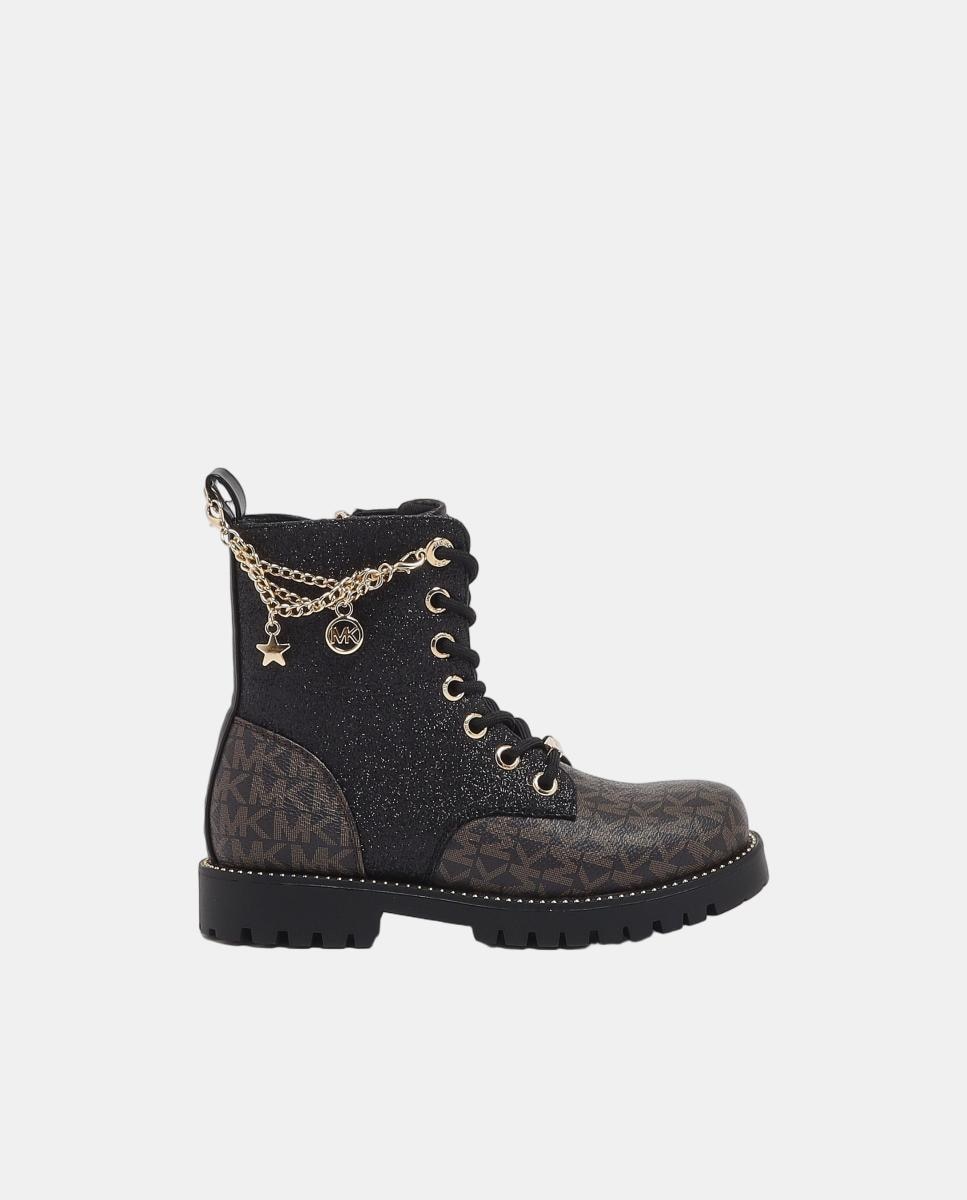 Bota de niña combat kalina charm - Michael Kors - Natural Natural-1