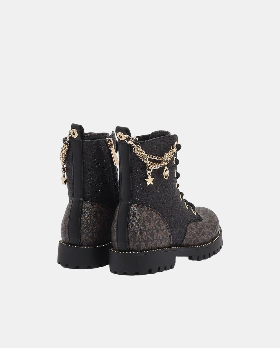 Bota de niña combat kalina charm - Michael Kors - Natural Natural-3