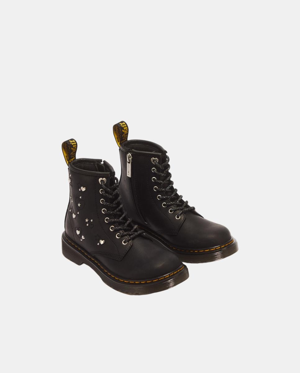 Imagen 2 de Botas para niñas de piel wyoming - Dr. Martens - Negro Negro