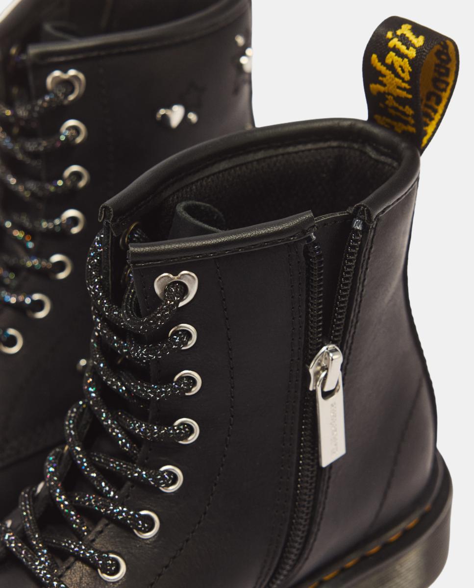 Imagen 4 de Botas para niñas de piel wyoming - Dr. Martens - Negro Negro