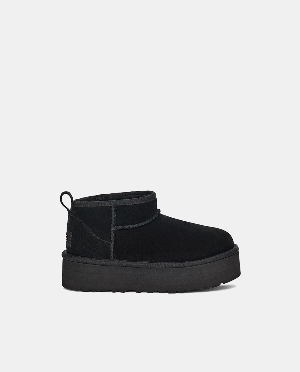 Botas con plataforma de niña Classic Ultra Mini Negro UGG Negro-1