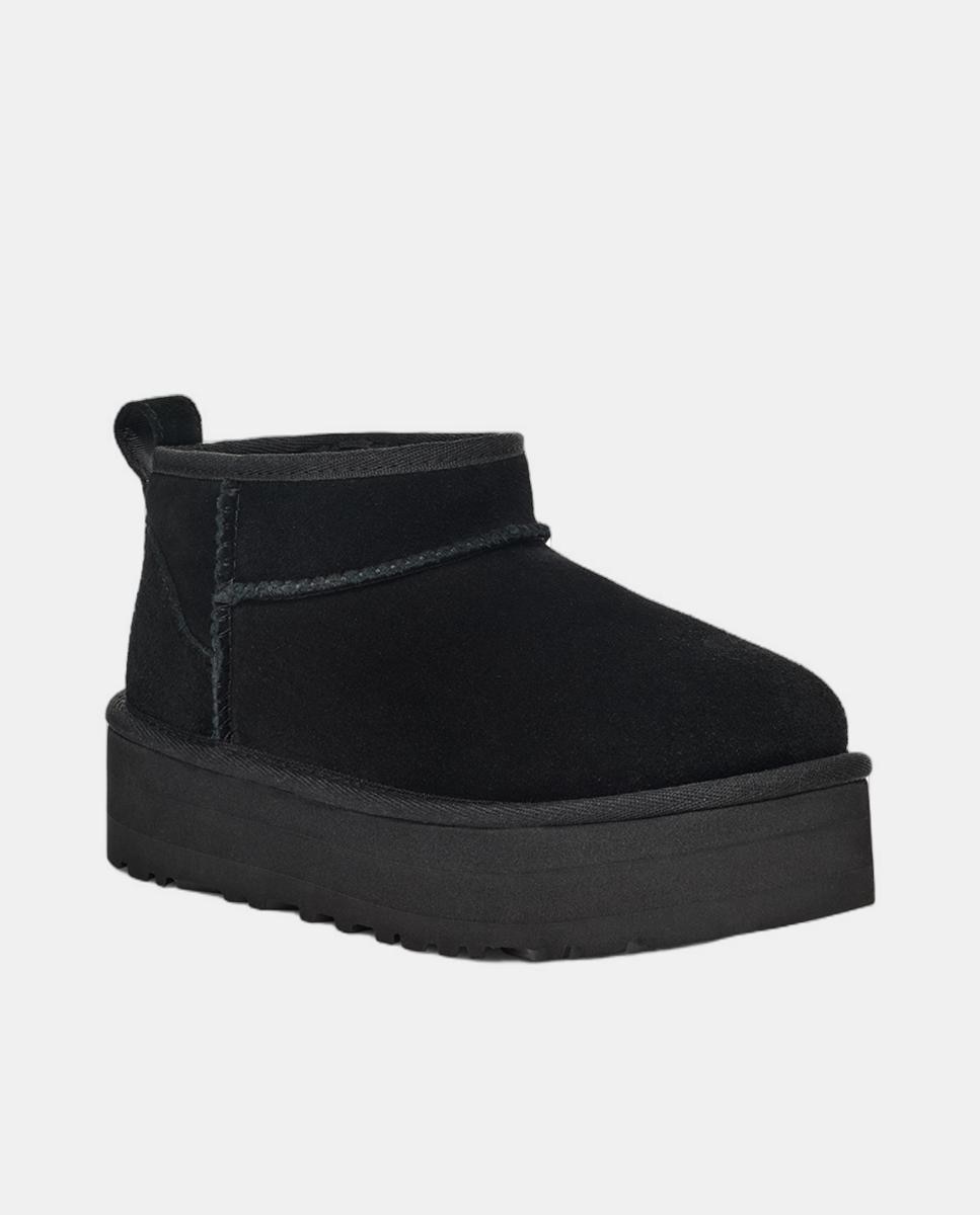 Botas con plataforma de niña Classic Ultra Mini Negro UGG Negro-2