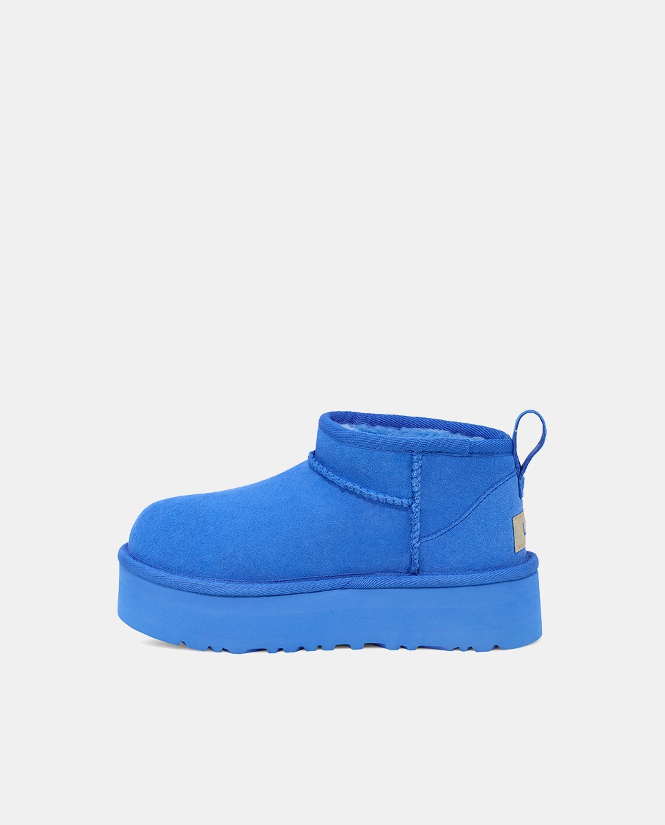 Botas com Plataforma Classic Ultra Mini UGG Azul-3