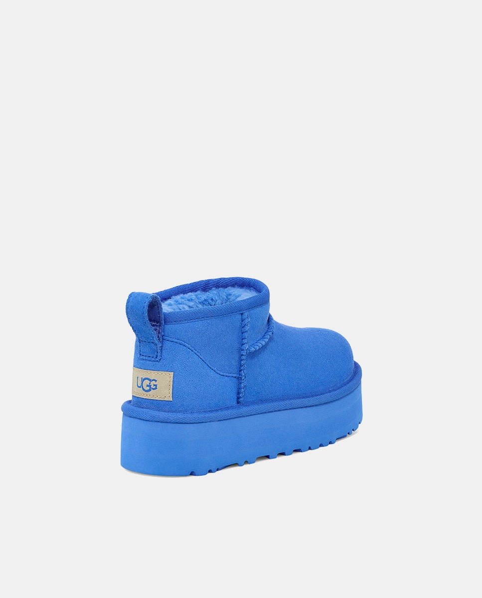 Botas com Plataforma Classic Ultra Mini UGG Azul-4