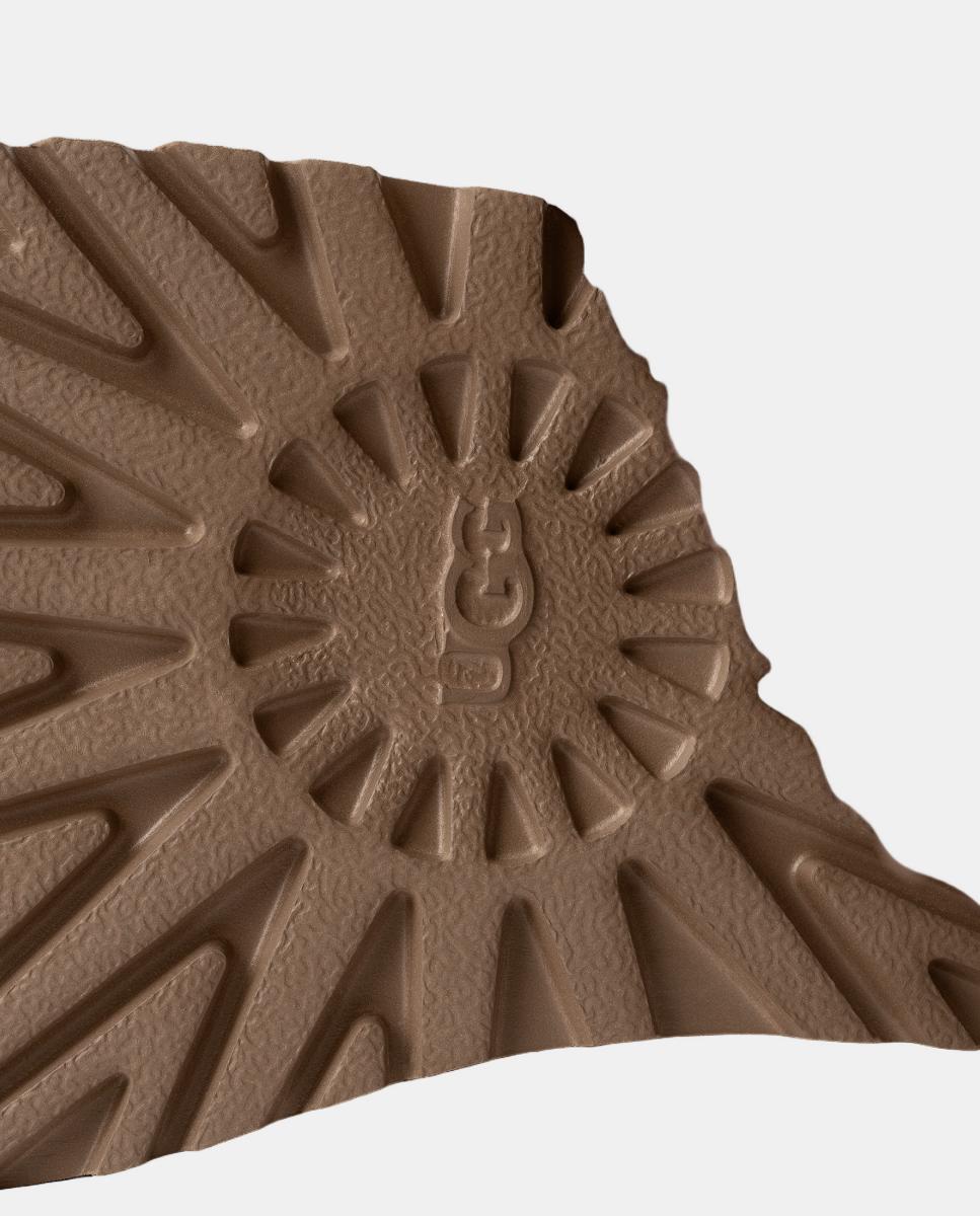 Botas com Plataforma Classic Ultra Mini Bege-5