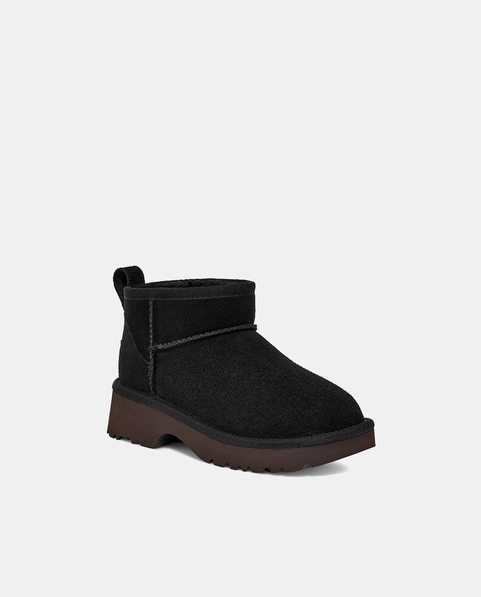 Botas de niña Classic Ultra Mini New Heights Negro UGG Negro-2