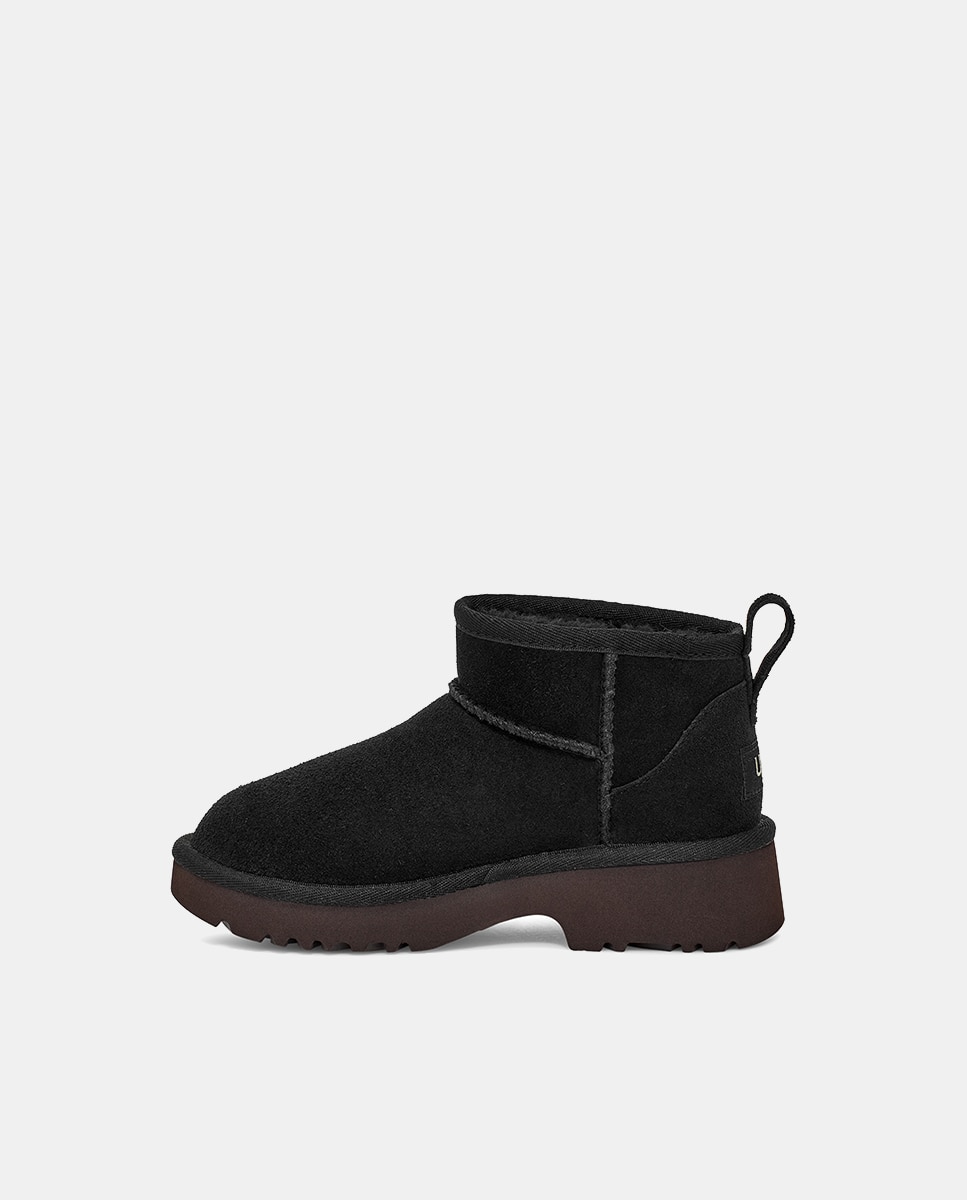 Botas de niña Classic Ultra Mini New Heights Negro UGG Negro-3