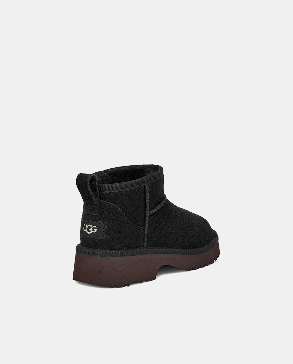 Botas de niña Classic Ultra Mini New Heights Negro UGG Negro-4