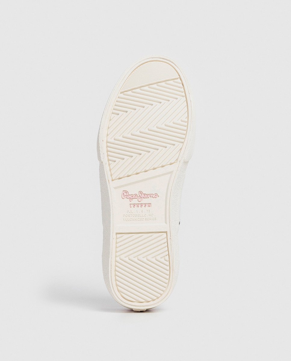 Sapatilhas de Ténis Retro em Contraste de Cor Pepe Jeans Branco-6