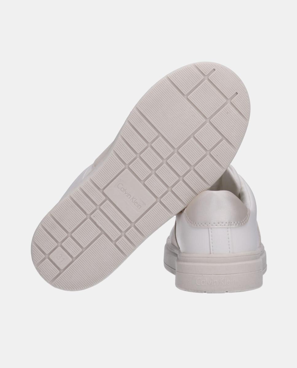 Sapatilhas com Fecho Elástico Branco-3