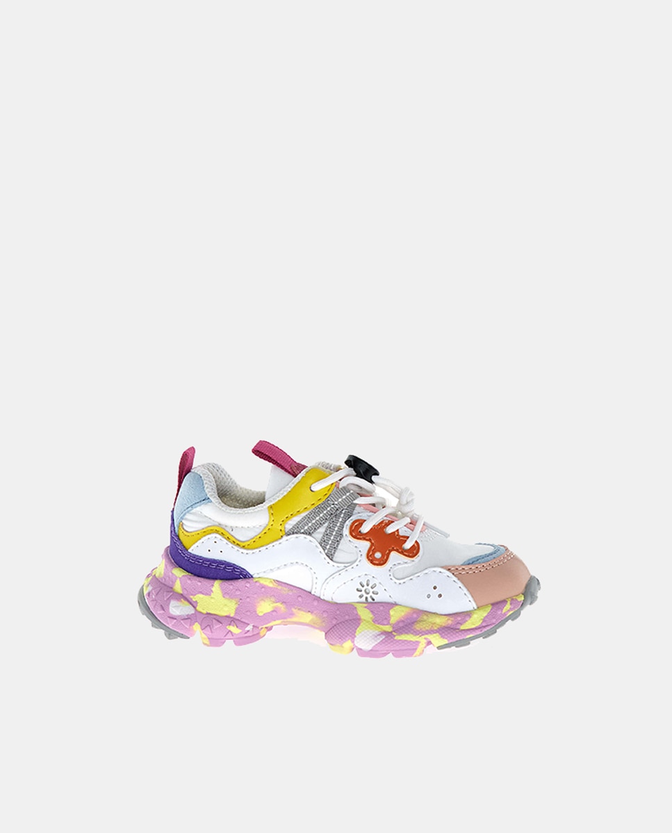Sapatilhas Yamano3 de Nylon com Sola EVA Flower Mountain Branco-1
