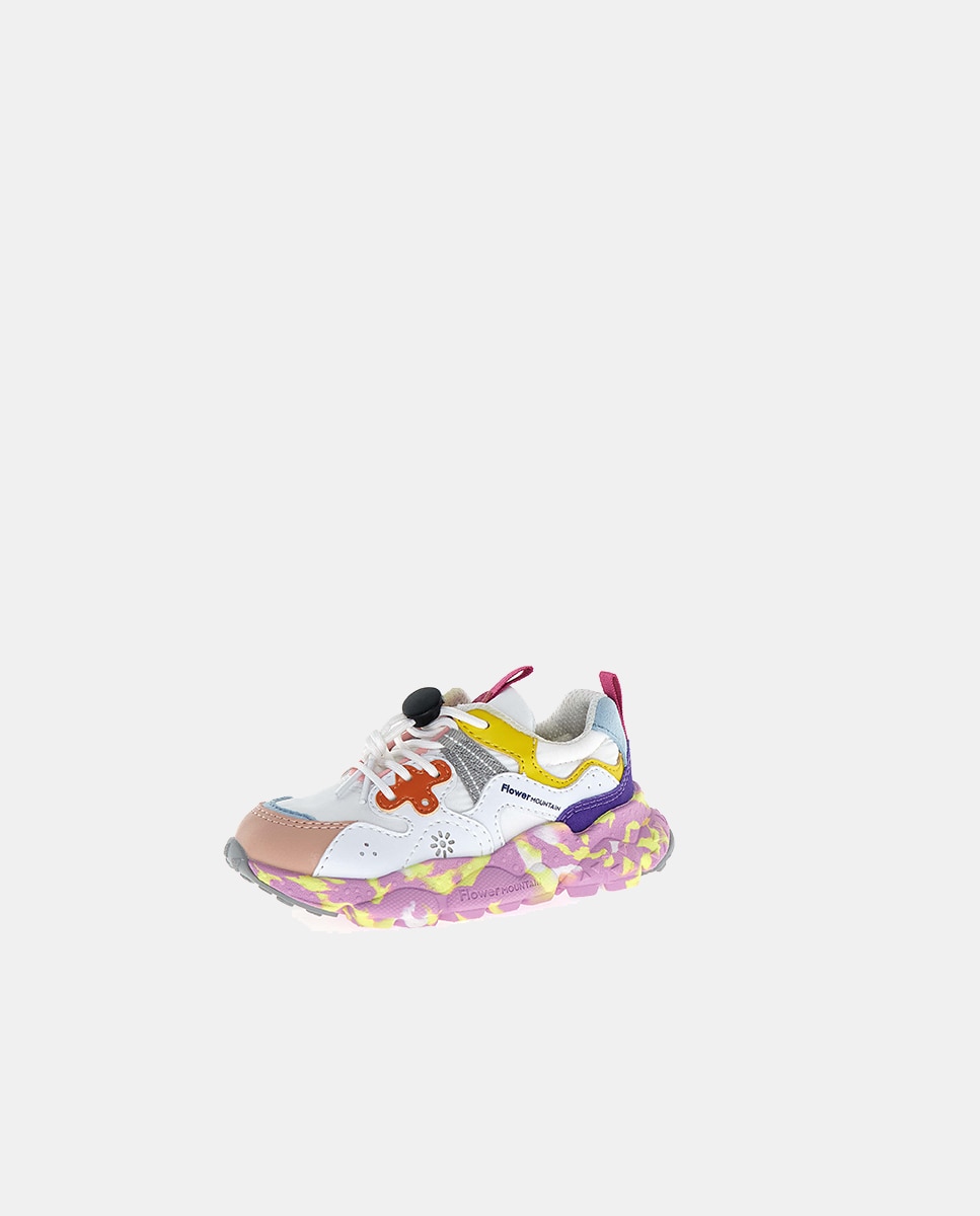 Sapatilhas Yamano3 de Nylon com Sola EVA Flower Mountain Branco-5