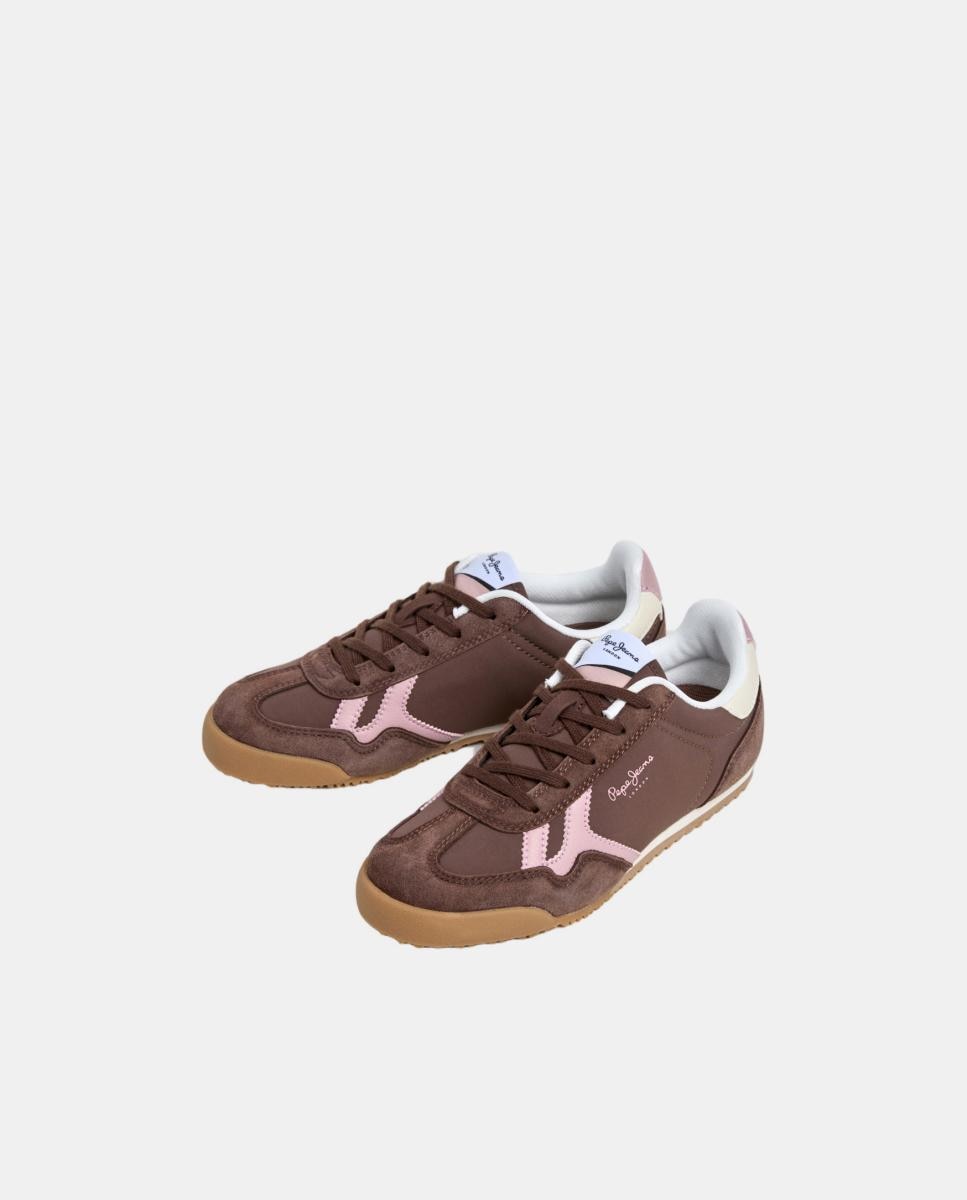 Sapatilhas Minimalistas Vinnie Fun Pepe Jeans Castanho-chocolate-3