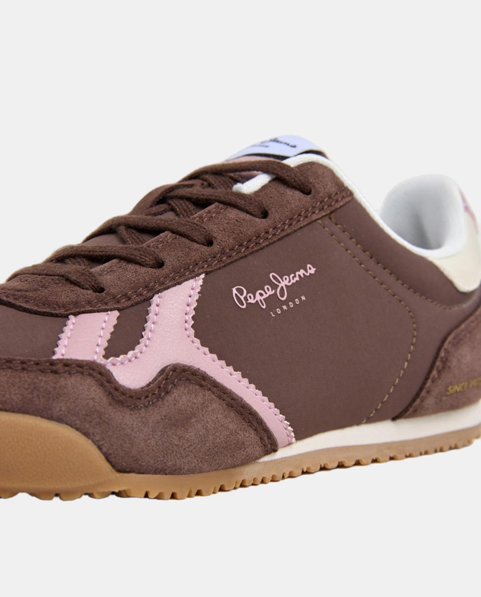 Sapatilhas Minimalistas Vinnie Fun Pepe Jeans Castanho-chocolate-5