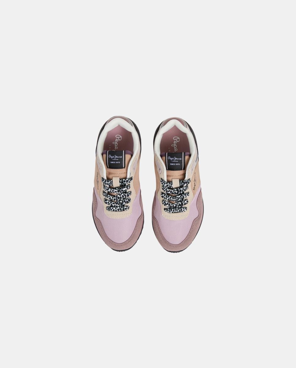 Sapatilhas Estilo Running London Fame Pepe Jeans Rosa-claro-2
