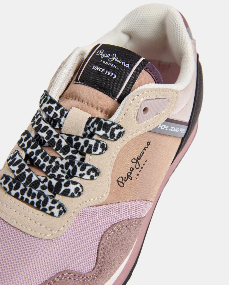 Sapatilhas Estilo Running London Fame Pepe Jeans Rosa-claro-5