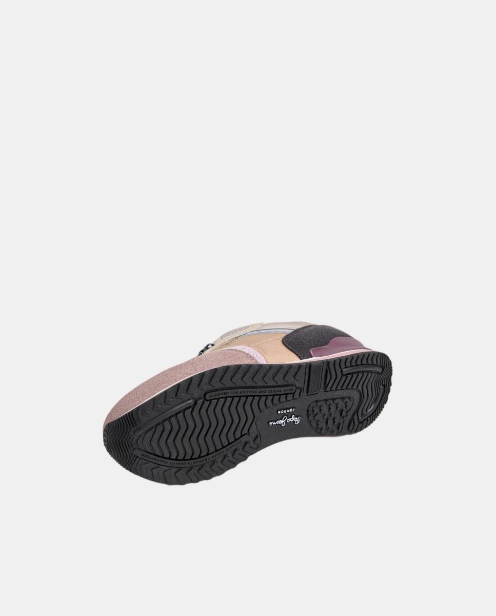 Sapatilhas Estilo Running London Fame Pepe Jeans Rosa-claro-6