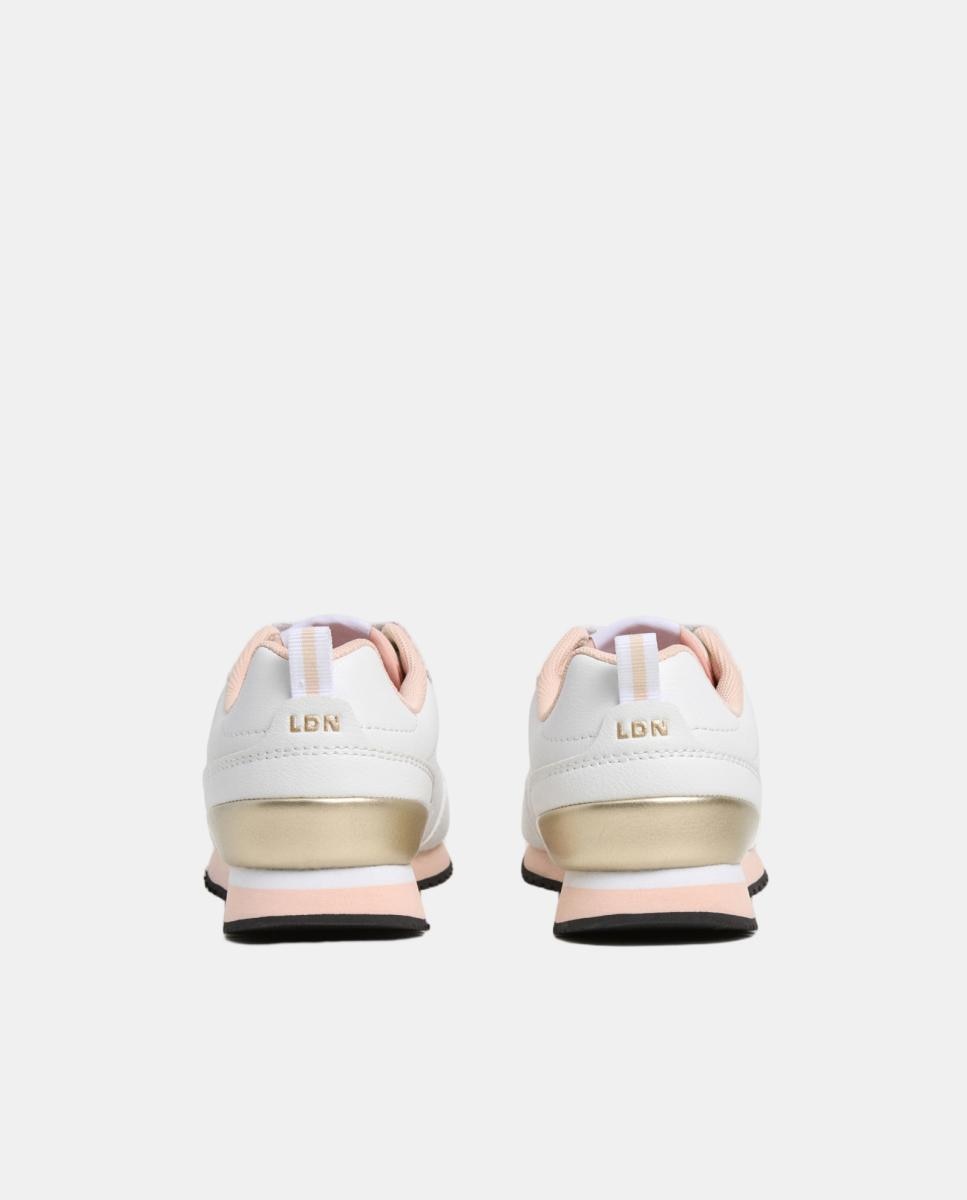 Sapatilhas com Combinações de Materiais Dublin Combi Pepe Jeans Branco-4