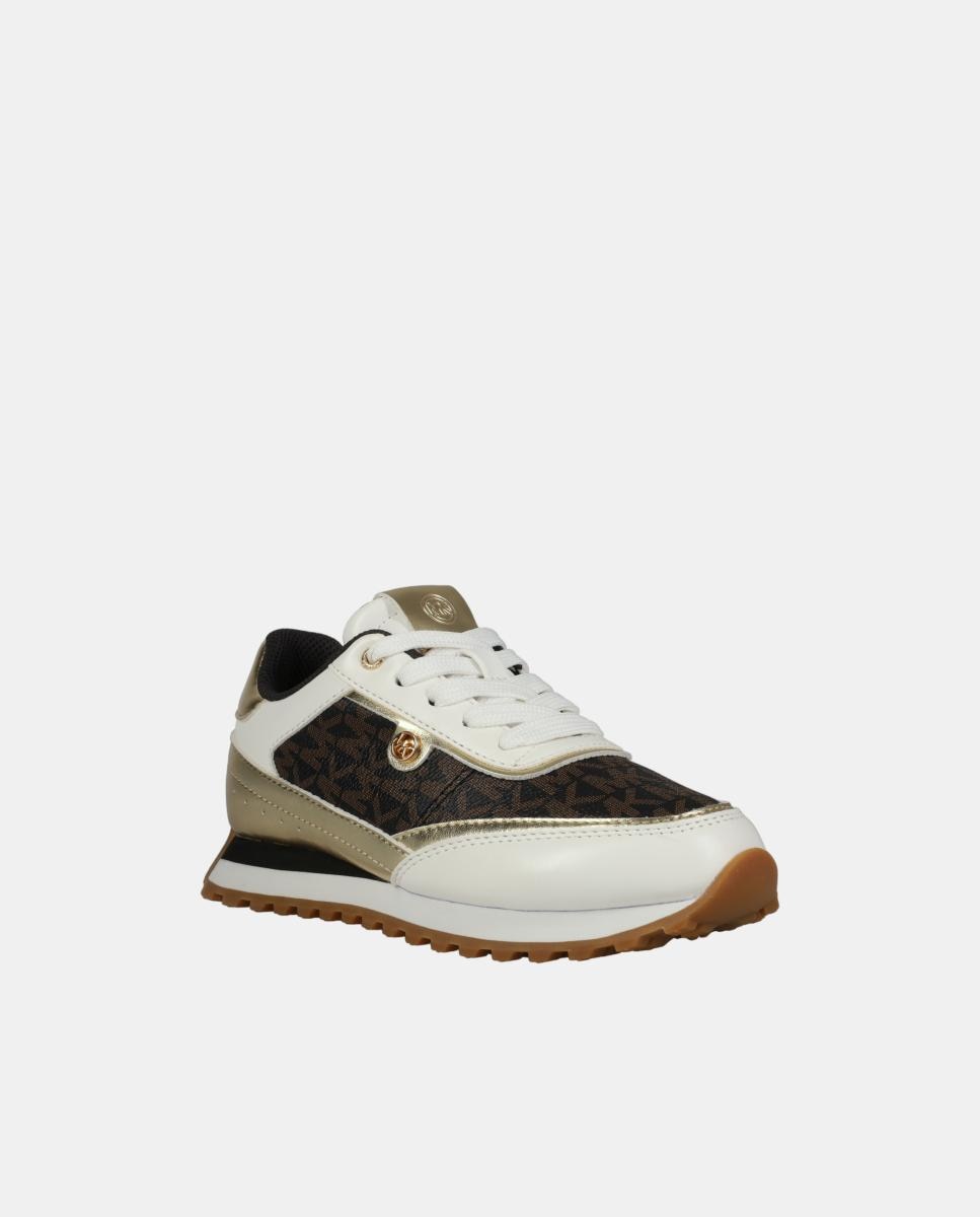 Deportivo moda de niña running nova monogram - Michael Kors - Natural Natural-1