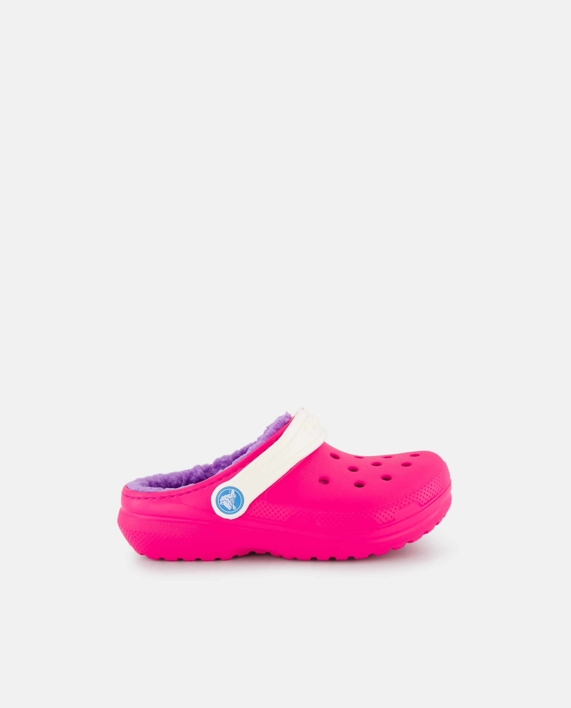 Socas de Criança Classic Lined Clog Rosa-1