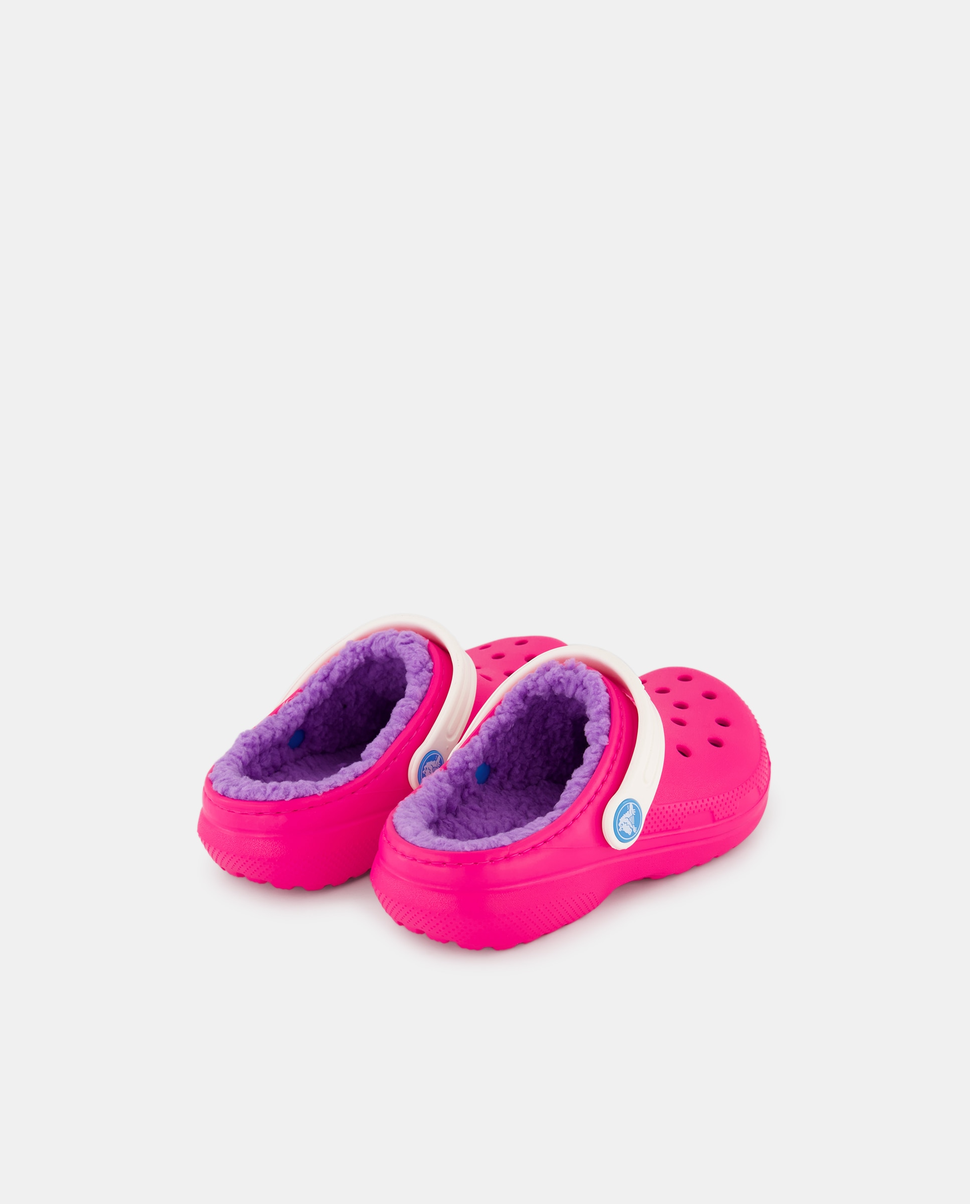 Socas de Criança Classic Lined Clog Rosa-3