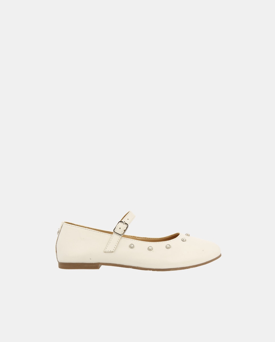 Sabrinas de Comunhão com Adorno de Pérolas - Branco Gioseppo Branco-1