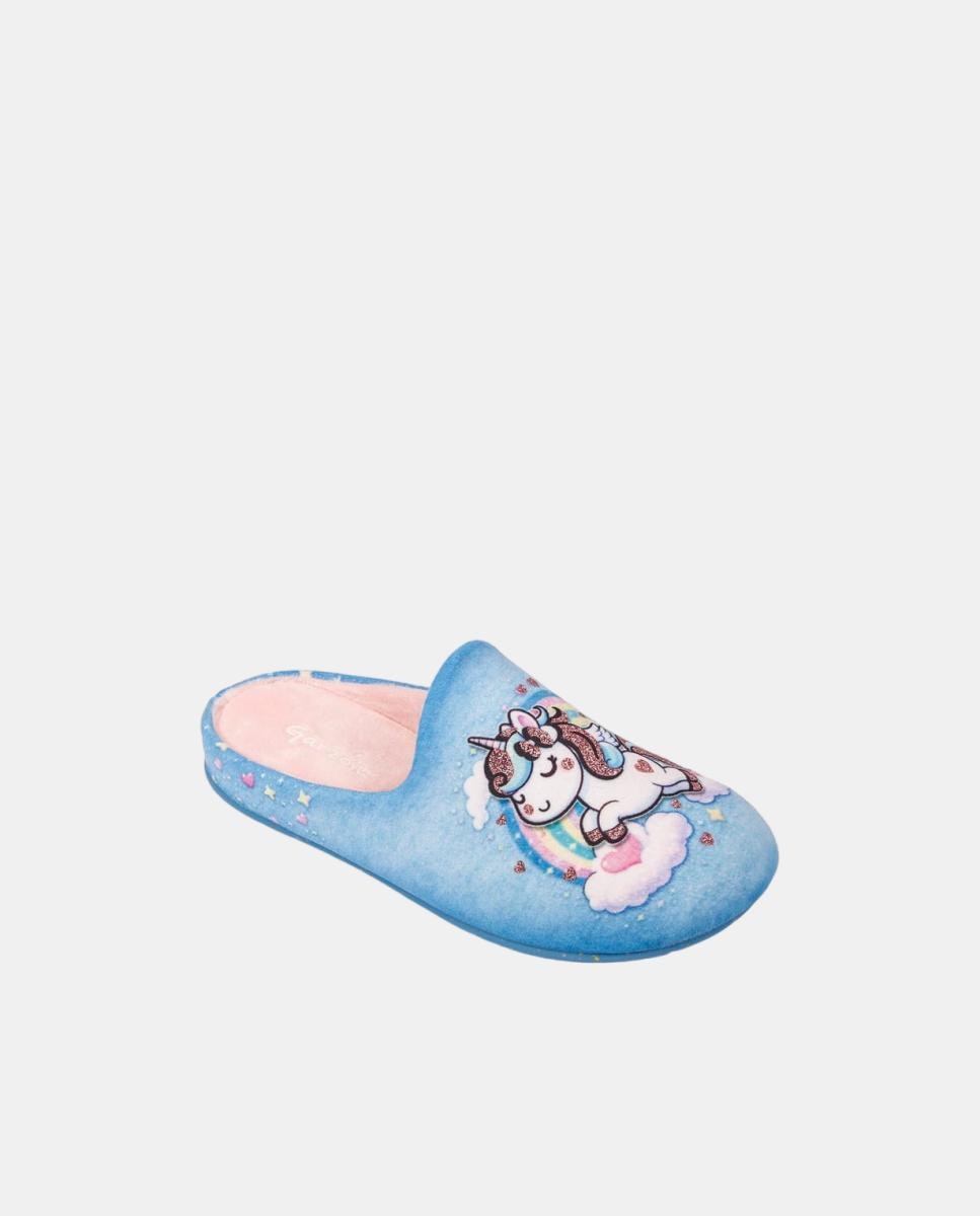 Imagem 0 de Pantufas Unicórnio Arco-Íris