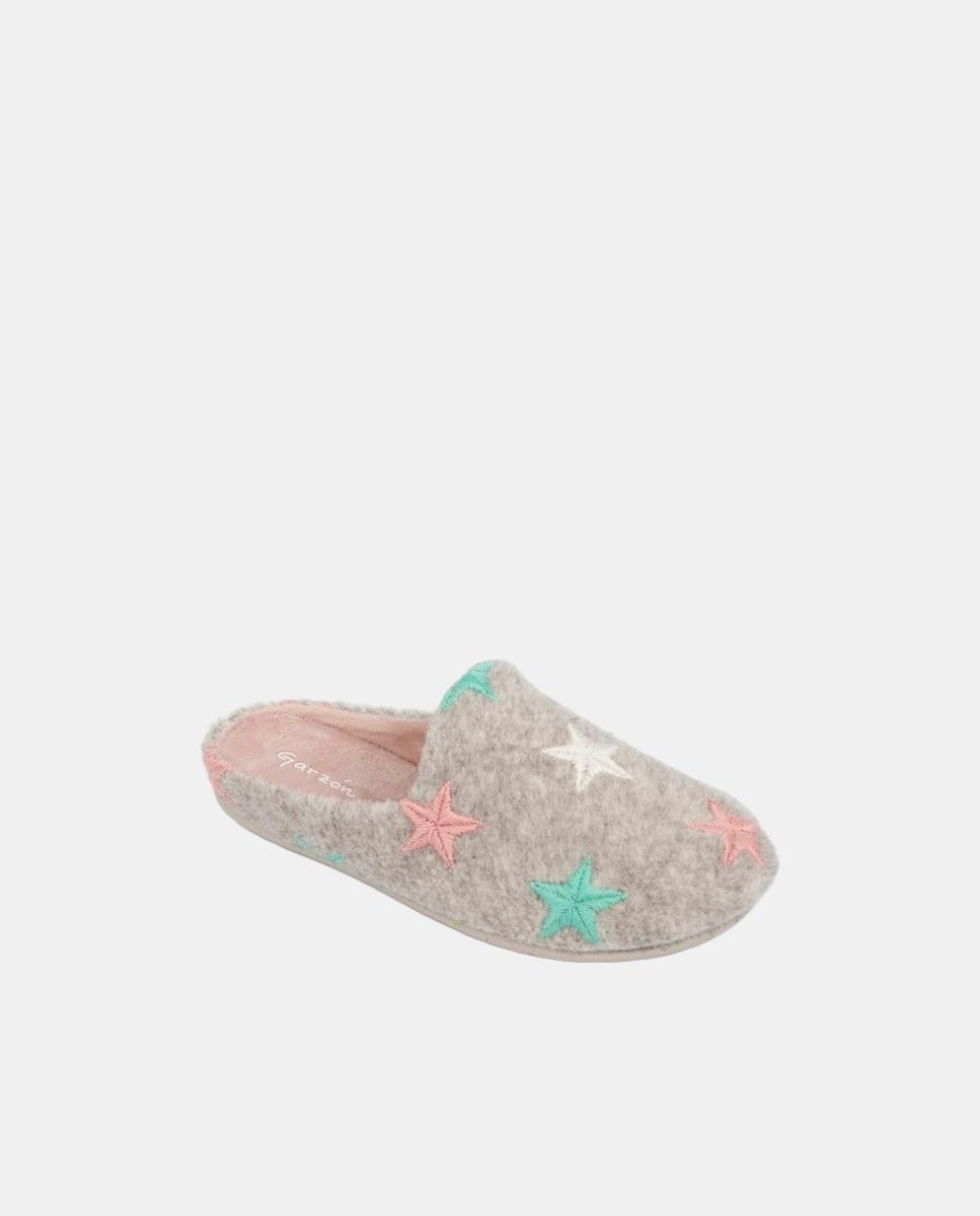 Imagem 0 de Pantufas com Estrelas Bordadas