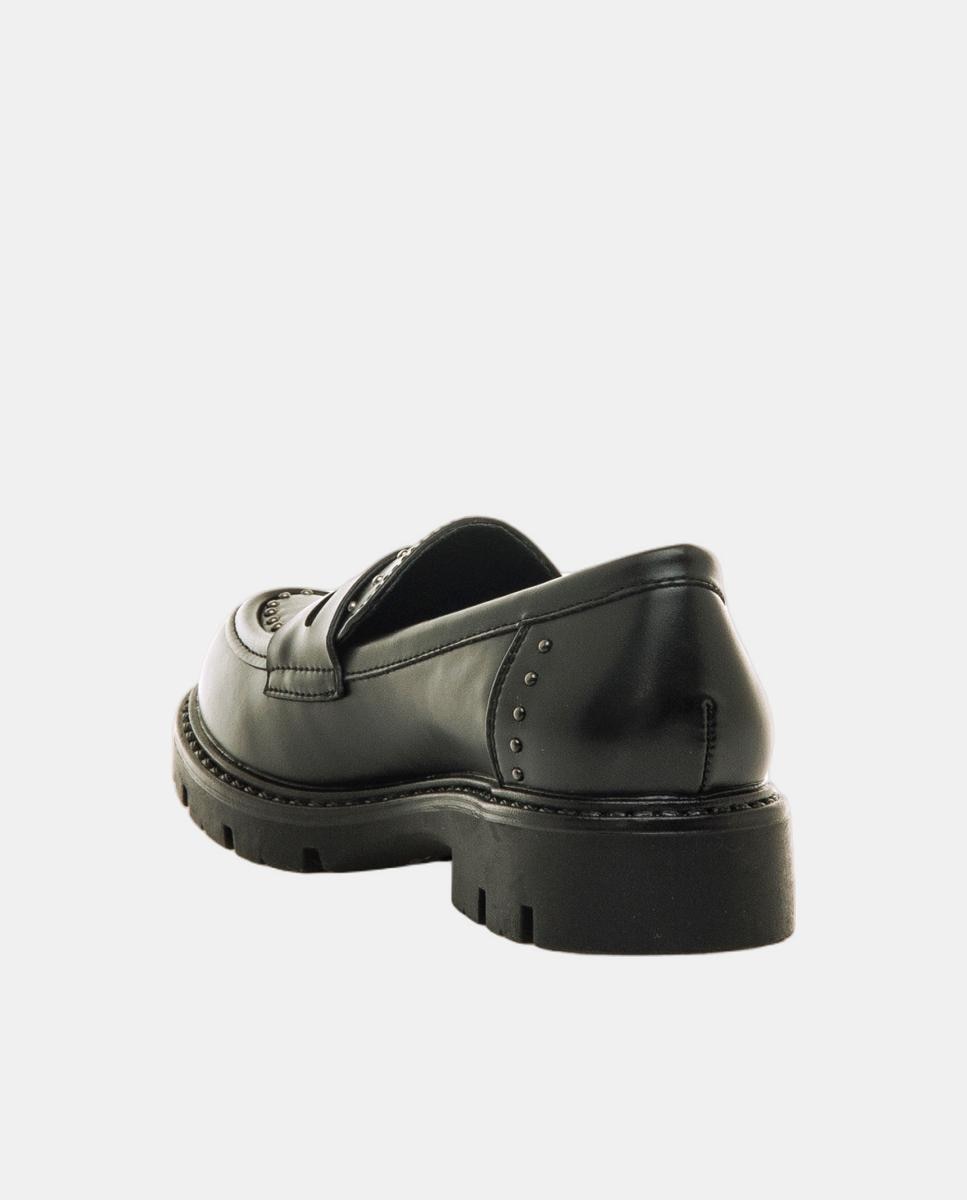 Sapatos Tipo Mocassins Modelo Leny MTNG Preto-3