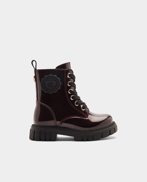 Imagem 0 de Botas Combat com Glitter Plastificado